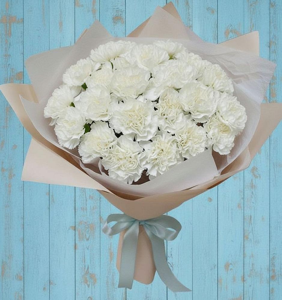 Букет цветов из: Гвоздики в Манычском