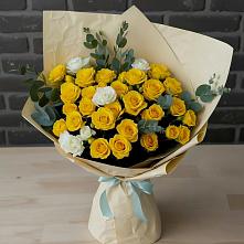 Букет цветов из:  Розы в Манычском