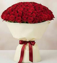 Букет 101 Красная роза Милано в Манычском