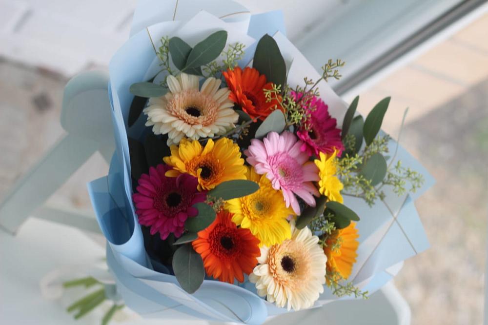 Букет цветов из: Герберы в Манычском