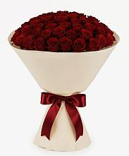 Букет 101 Бордовая роза Блэк Бакарра в Манычском