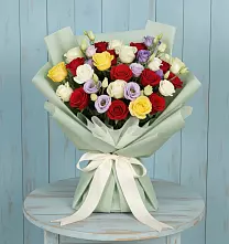 Букет цветов из:  Розы в Манычском