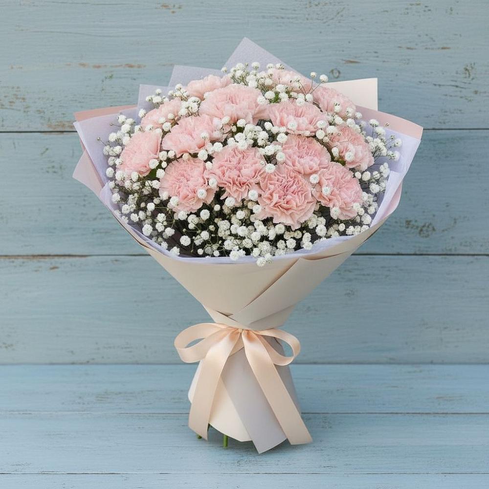 Букет цветов из: Гвоздики в Манычском