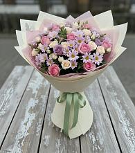 Букет цветов из:  Розы и Хризантемы в Манычском