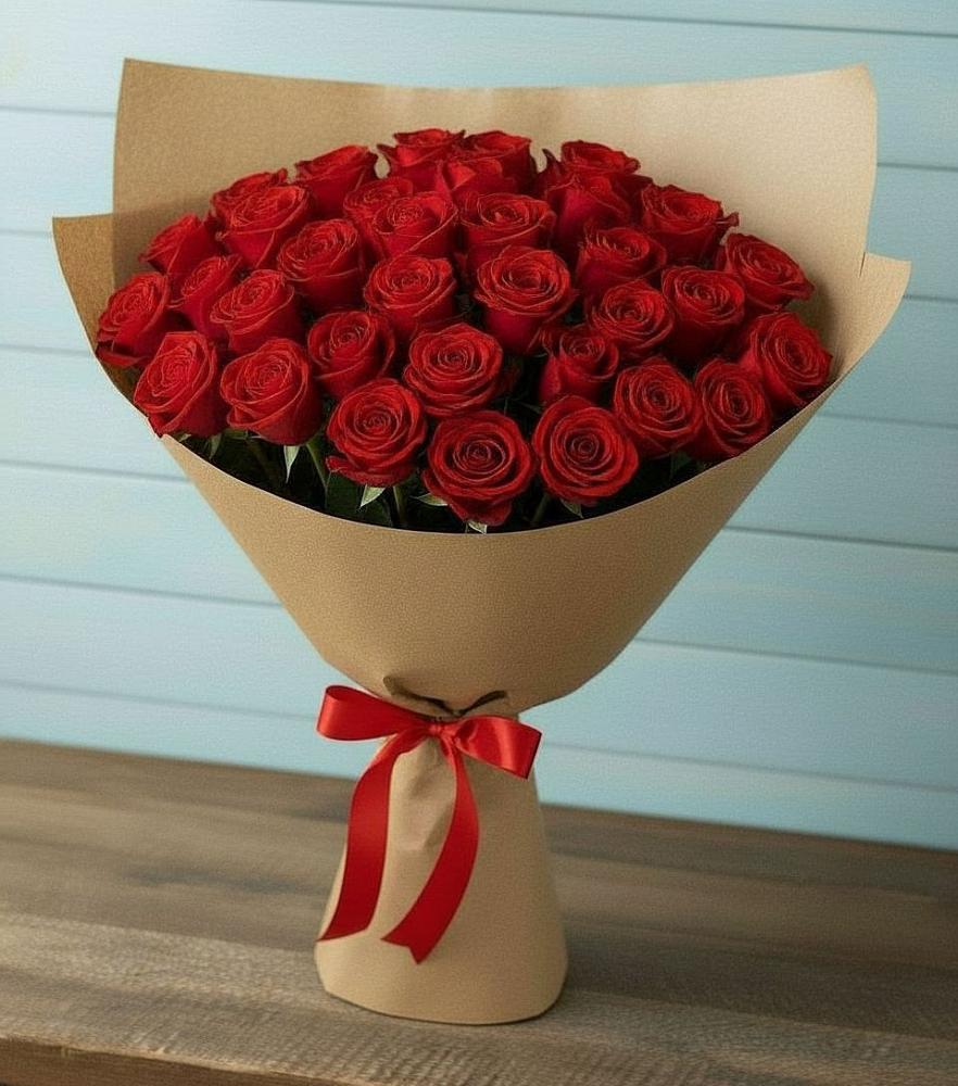 Букет Красные розы Милано в Манычском