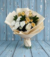 Букет цветов из:  Розы и Хризантемы в Манычском