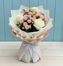 Букет цветов из:  Розы в Манычском