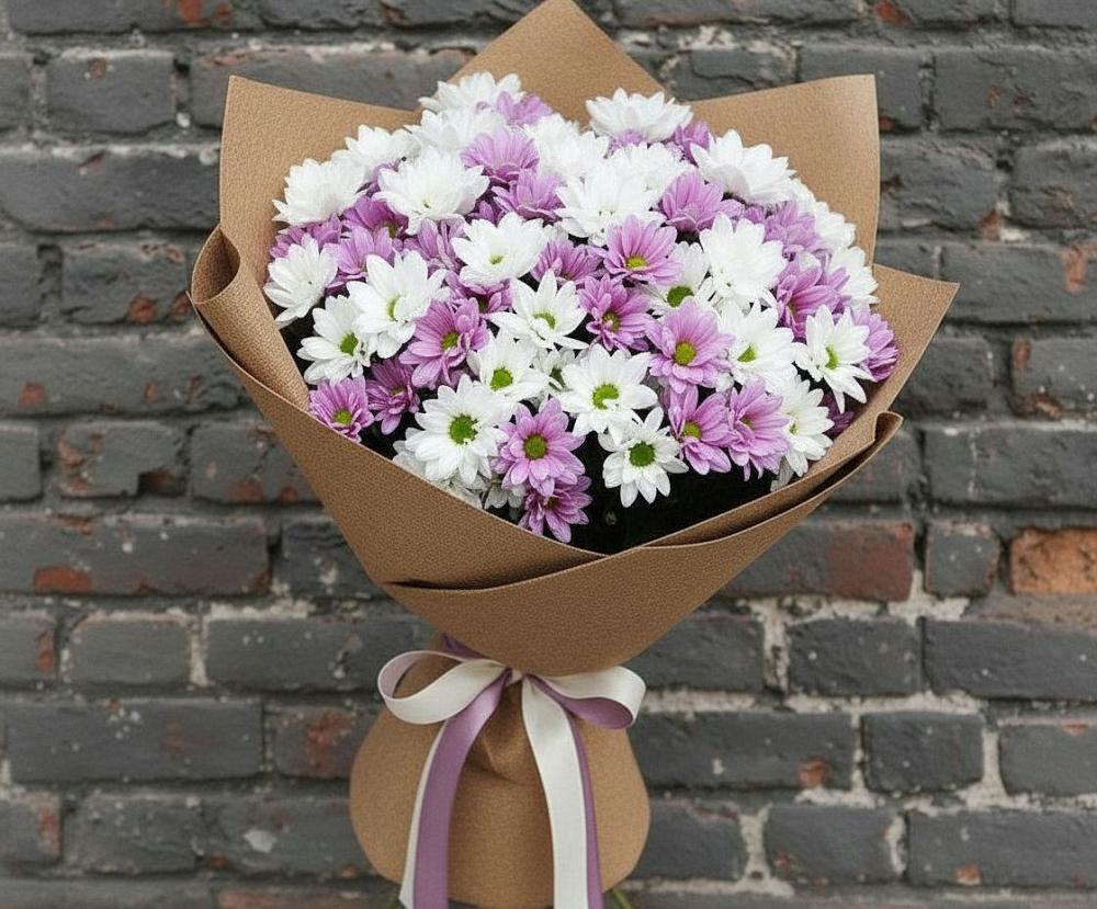 Букет цветов из: Хризантемы в Манычском