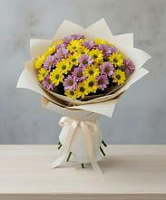 Букет цветов из:  Хризантемы в Манычском