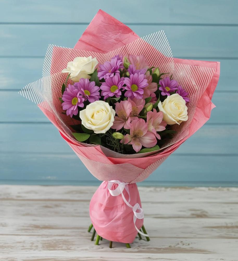 Букет цветов из: Герберы в Манычском