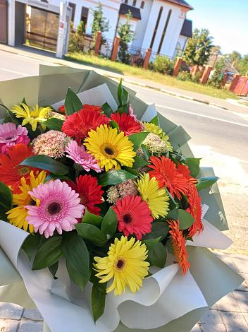 Букет цветов из: Герберы в Манычском