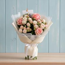 Букет цветов из:  Розы в Манычском