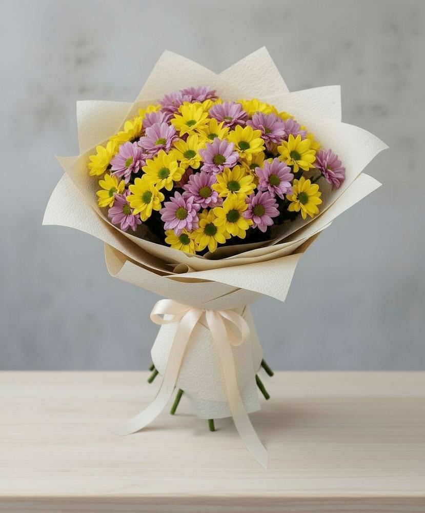 Букет цветов из: Хризантемы в Манычском